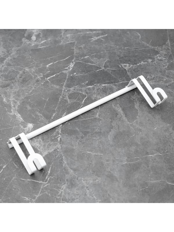 Держатель для полотенец на дверцу, цвет белый