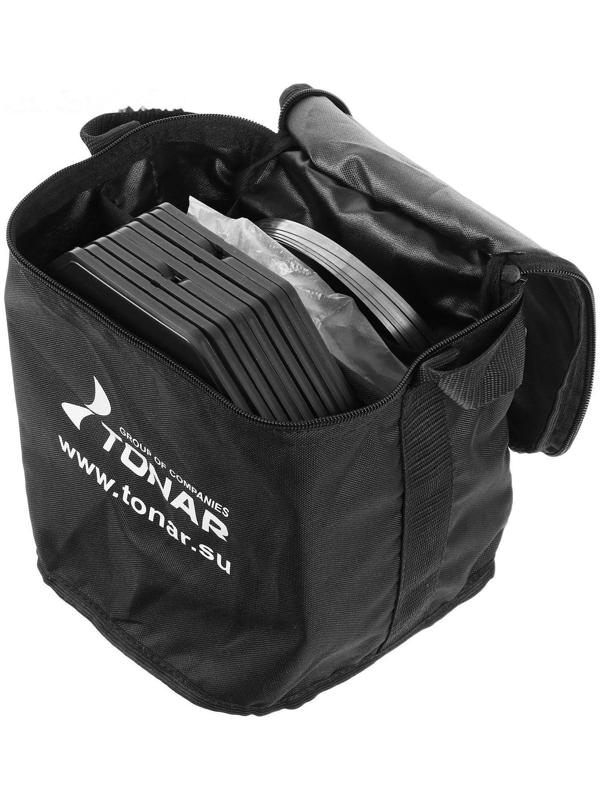 Набор жерлиц в сумке «Тонар» ЖЗО-05 d=210 мм, катушка d=63 мм, набор 10 шт.