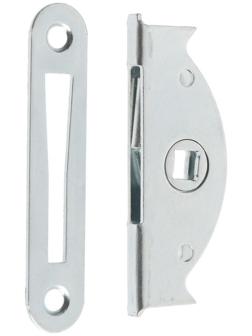 Завертка врезная ТУНДРА ЗР3 с планкой, покрытие цинк, 1 шт.