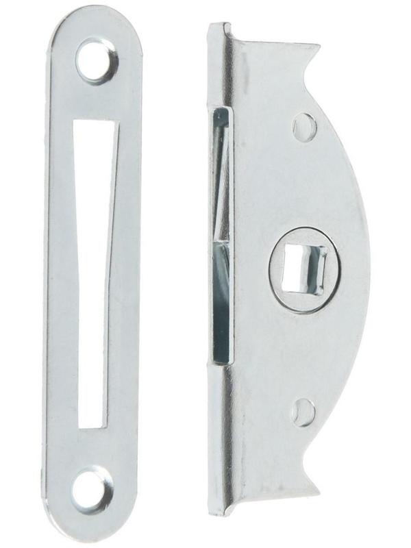 Завертка врезная ТУНДРА ЗР3 с планкой, покрытие цинк, 1 шт.