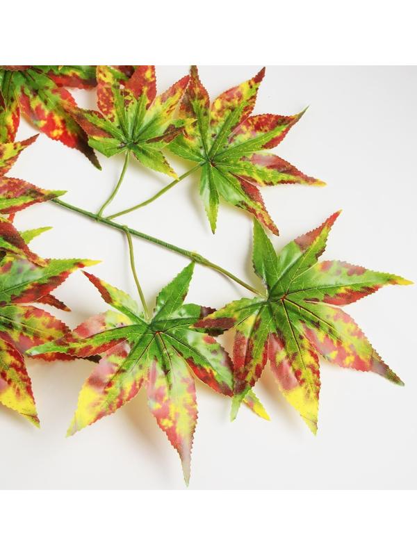 Декор «Листья на ветке» цвет жёлто-коричнево-зелёный