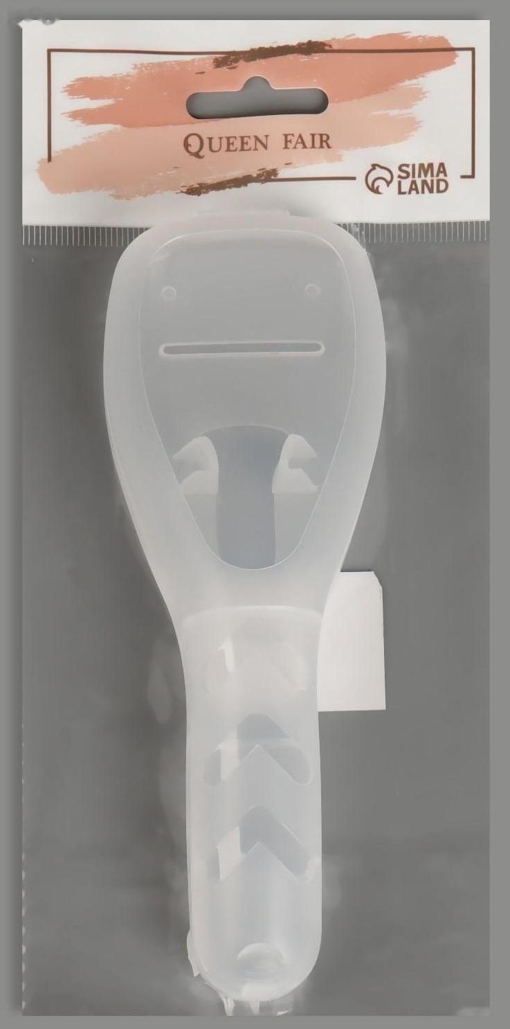 Органайзер для бритвы, с крышкой, 16,6 × 5,2 × 3 см, цвет прозрачный