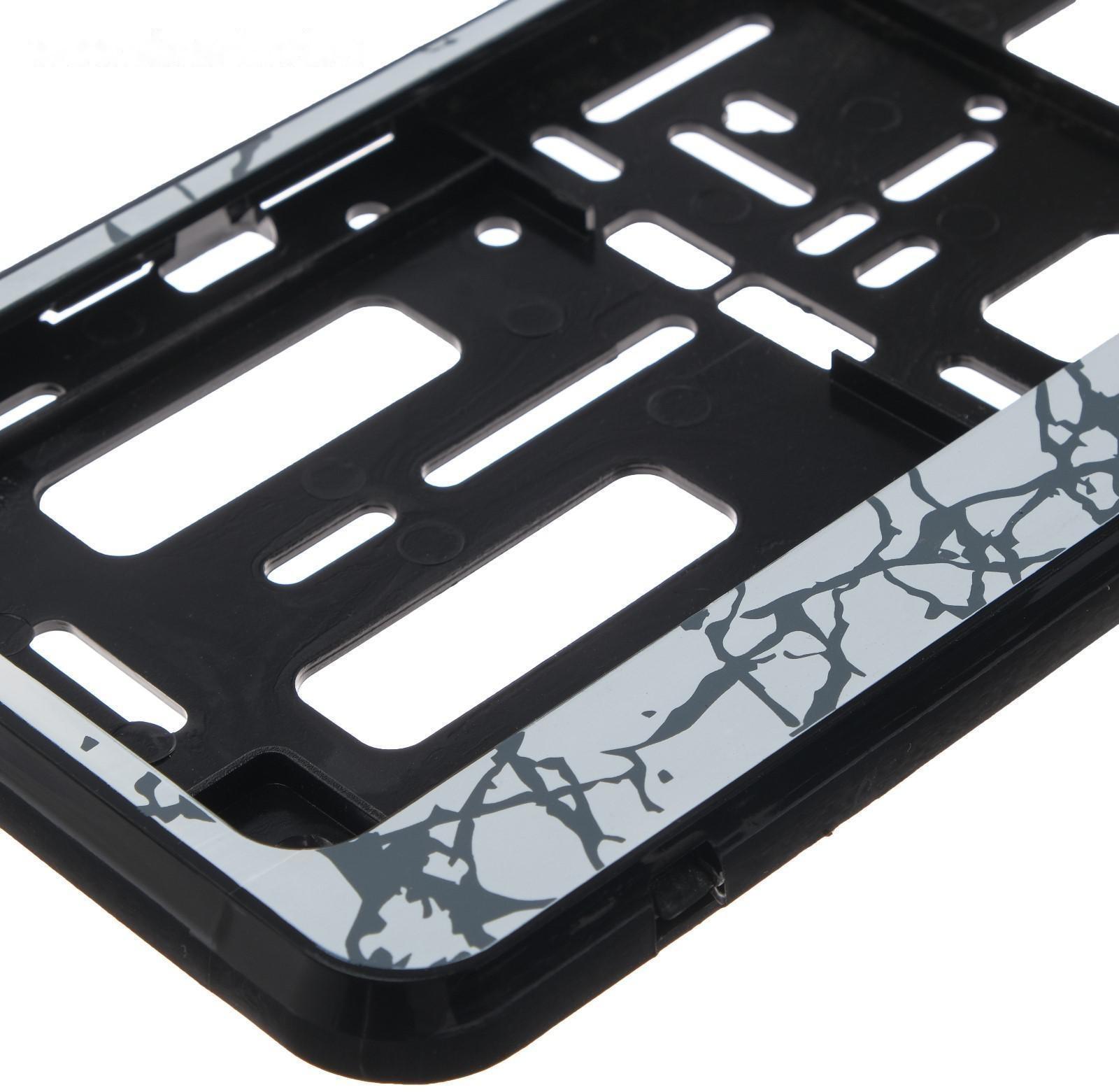 Рамка для автомобильного номера, книжка, белый мрамор