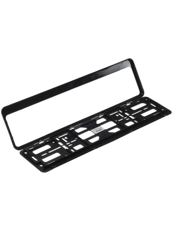 Рамка для автомобильного номера, книжка, белый мрамор