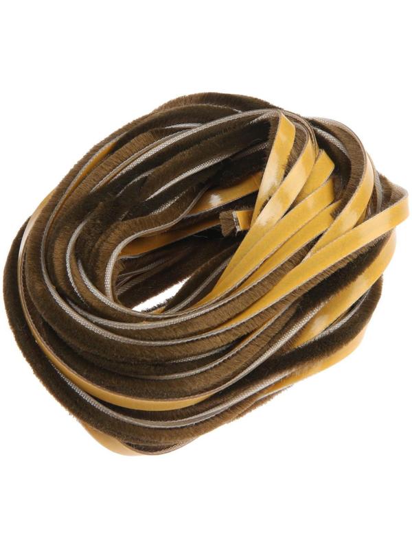 Шлегель для шкафа купе 7*6 мм коричневый (12 м) Ш6Р12