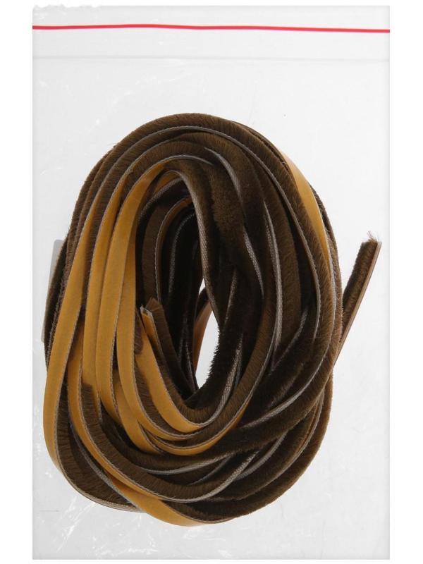 Шлегель для шкафа купе 7*6 мм коричневый (12 м) Ш6Р12