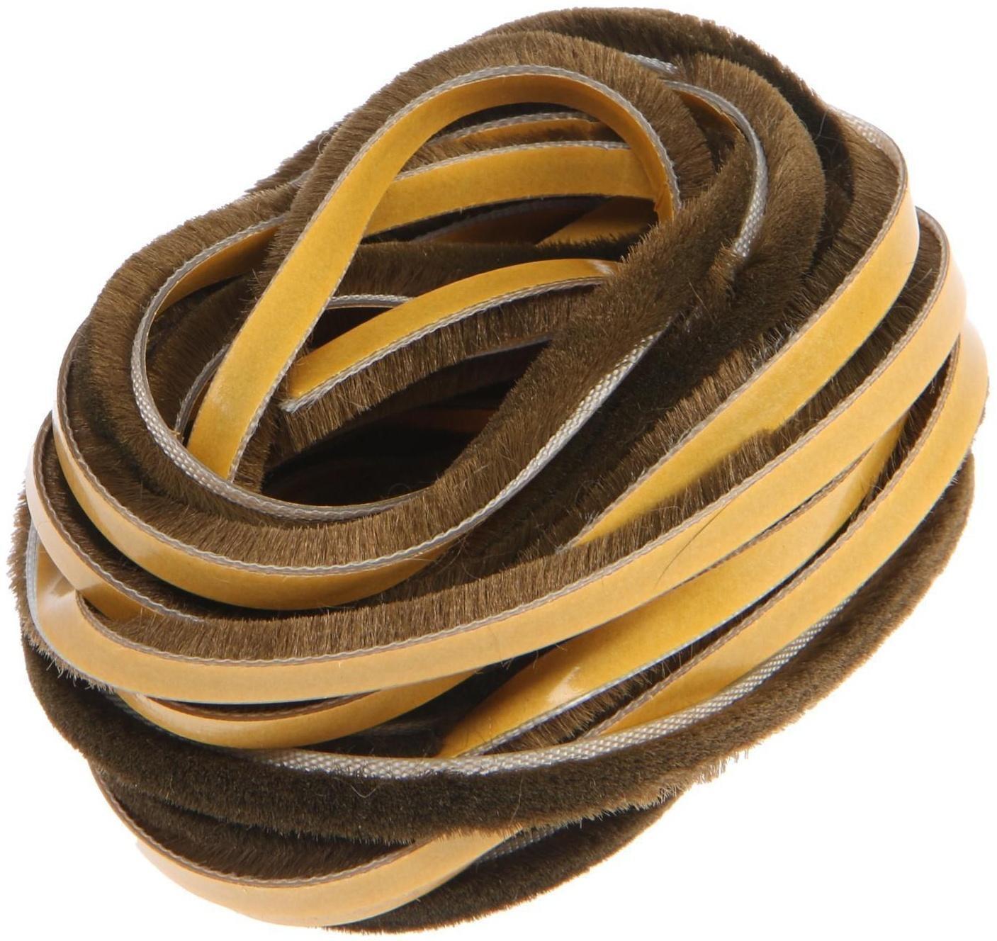 Шлегель для шкафа купе 7*6 мм коричневый (6 м) Ш6Р6