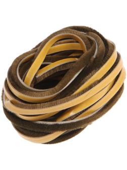 Шлегель для шкафа купе 7*6 мм коричневый (6 м) Ш6Р6