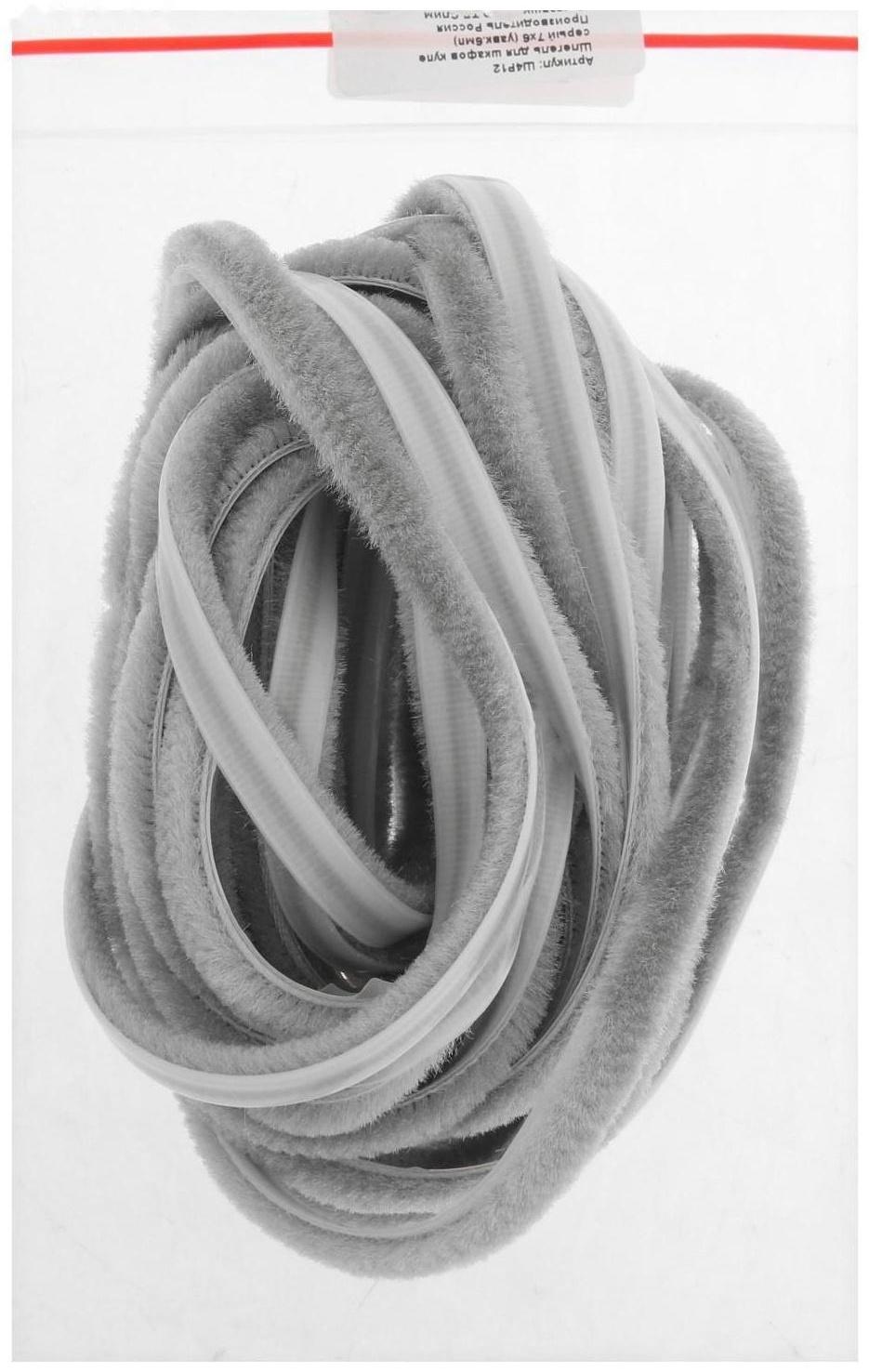 Шлегель для шкафа купе 7*6 мм Серый (6 м) Ш4Р6