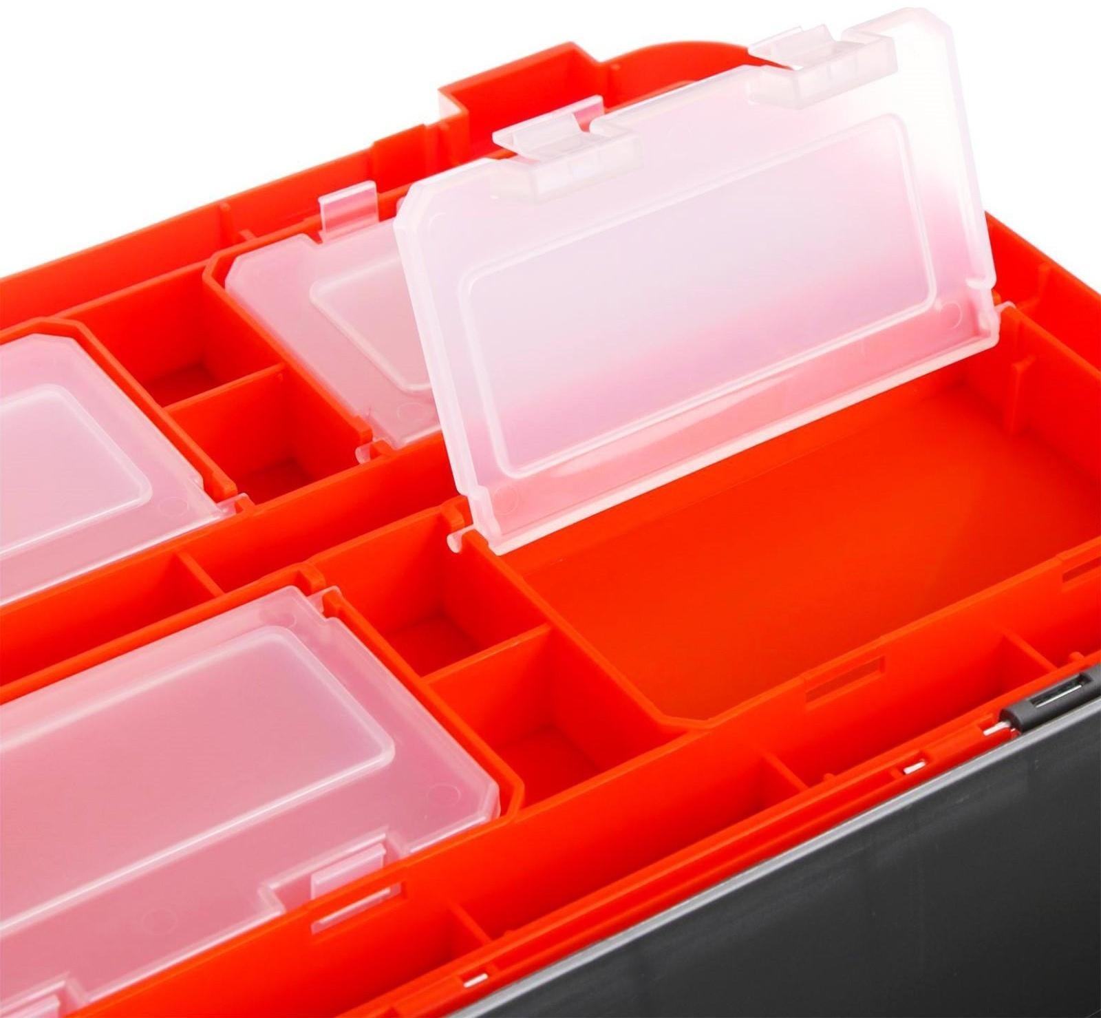 Ящик зимний YUGANA односекционный, цвет серый/оранжевый