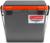 Ящик зимний YUGANA односекционный, цвет серый/оранжевый