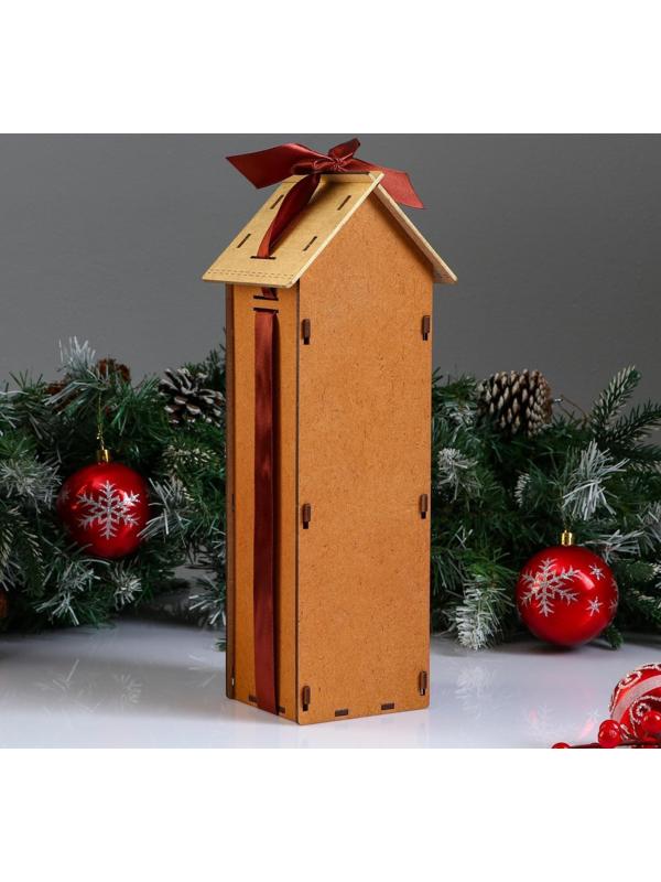 Коробка деревянная, 13.5×11.5×36.5 см 