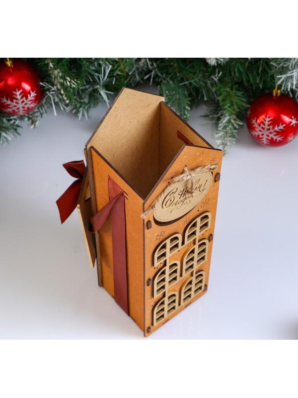 Коробка деревянная, 13.5×11.5×36.5 см 