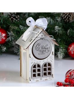 Коробка деревянная, 13.5×11.5×21 см 