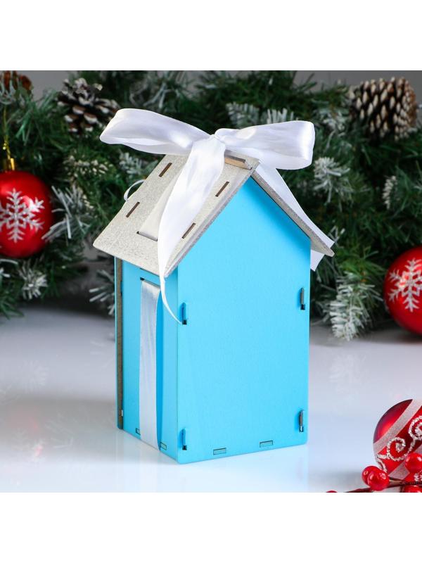 Коробка деревянная, 13.5×11.5×21 см 