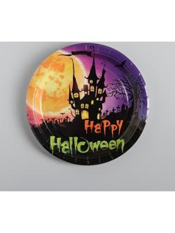 Тарелка бумажная «Чёрный замок», набор 10 шт.