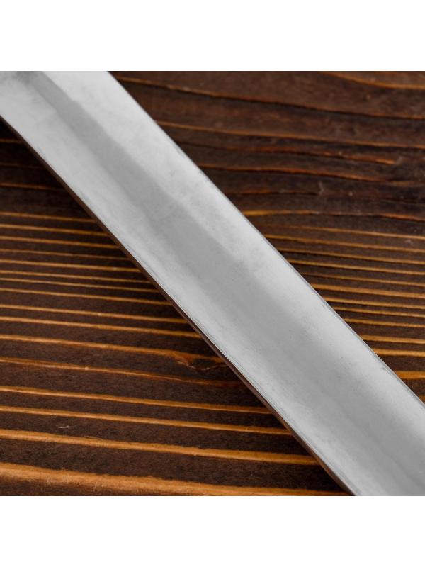 Шумовка для казана узбекская 65см, диаметр 16см, с деревянной ручкой