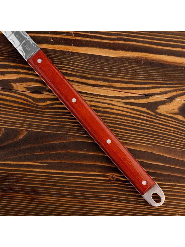 Лопатка для казана узбекская 62см, ширина 15см, с деревянной ручкой