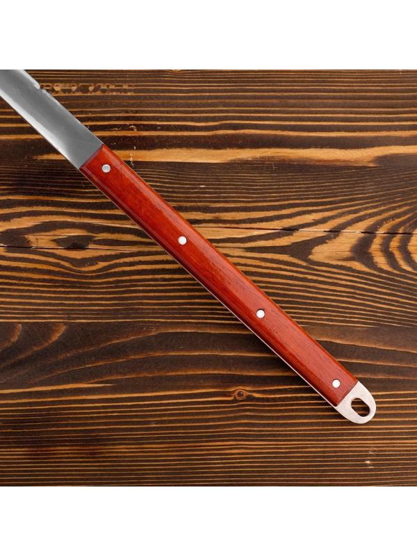 Лопатка для казана узбекская 62см, ширина 15см, с деревянной ручкой