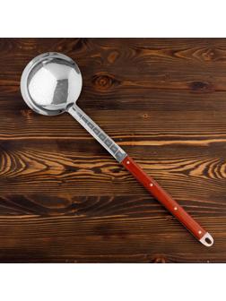 Поварешка для казана узбекская 61см, диаметр 16см с деревянной ручкой