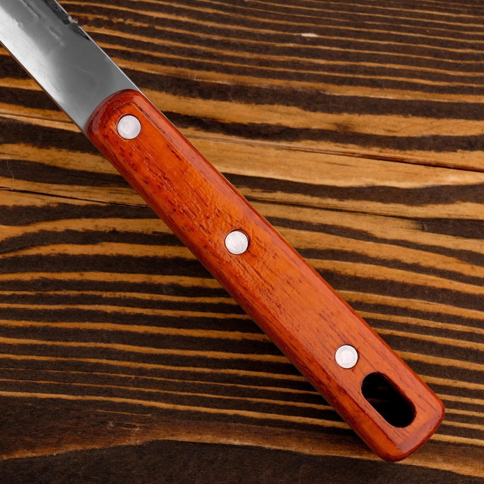 Поварешка для казана узбекская 42см, диаметр 14см с деревянной ручкой