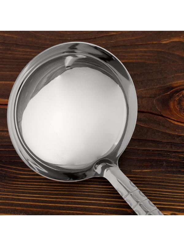 Поварешка для казана узбекская 42см, диаметр 14см с деревянной ручкой