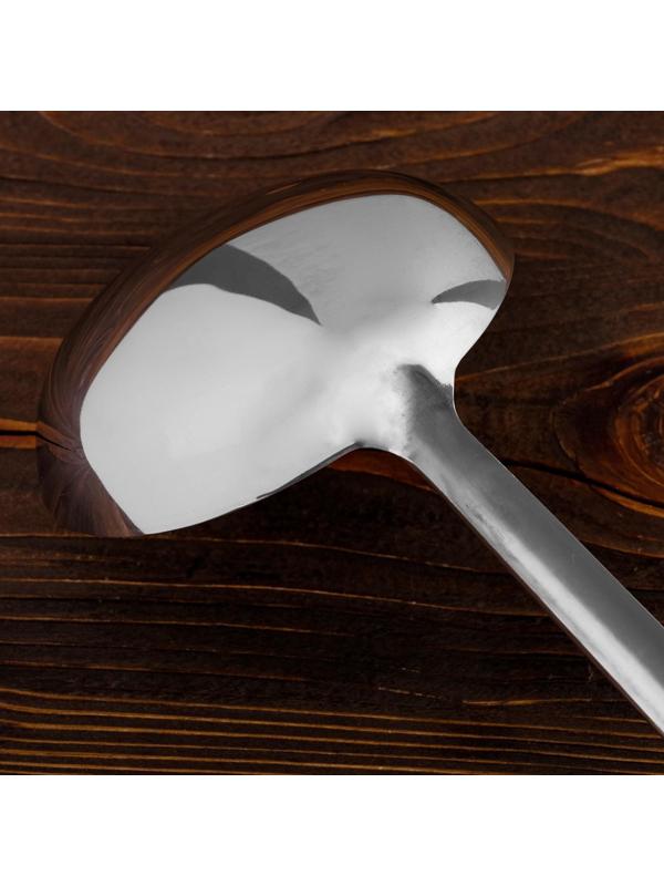 Поварешка для казана узбекская 42см, диаметр 14см с деревянной ручкой