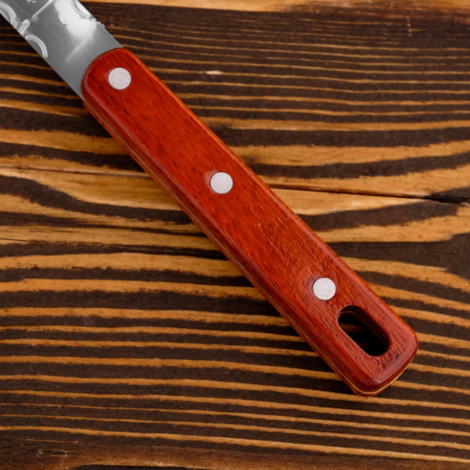 Лопатка для казана узбекская 45см, ширина 12см, с деревянной ручкой