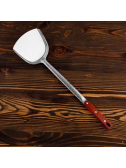 Лопатка для казана узбекская 45см, ширина 12см, с деревянной ручкой