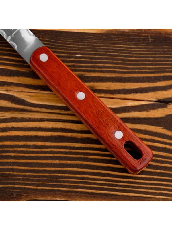 Лопатка для казана узбекская 45см, ширина 12см, с деревянной ручкой