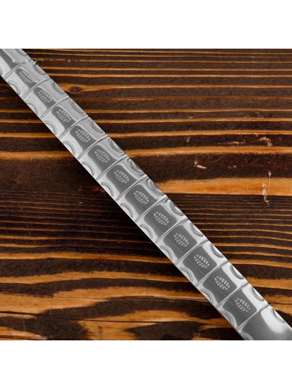 Поварешка для казана узбекская 42см, диаметр 10см с деревянной ручкой