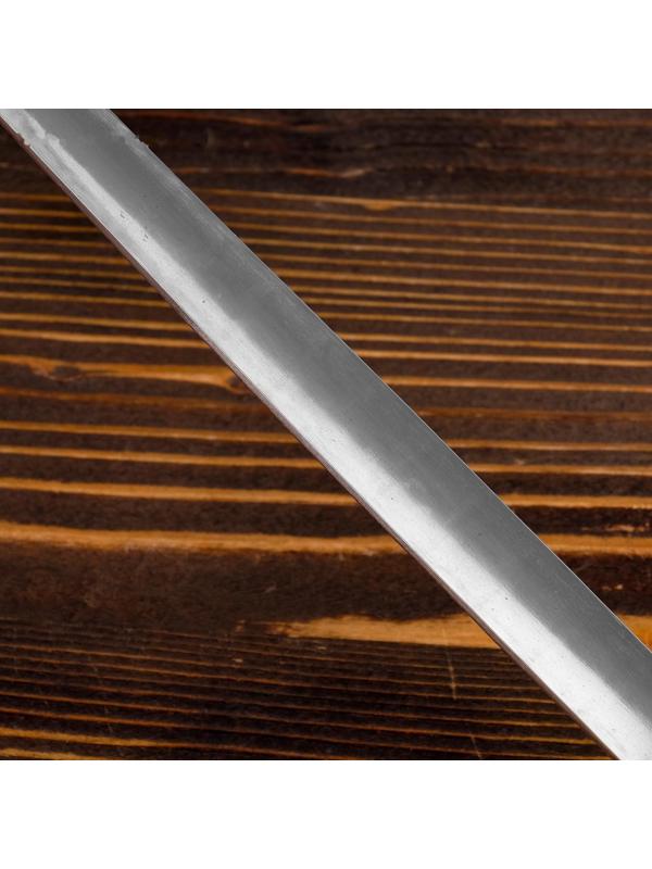 Поварешка для казана узбекская 42см, диаметр 10см с деревянной ручкой