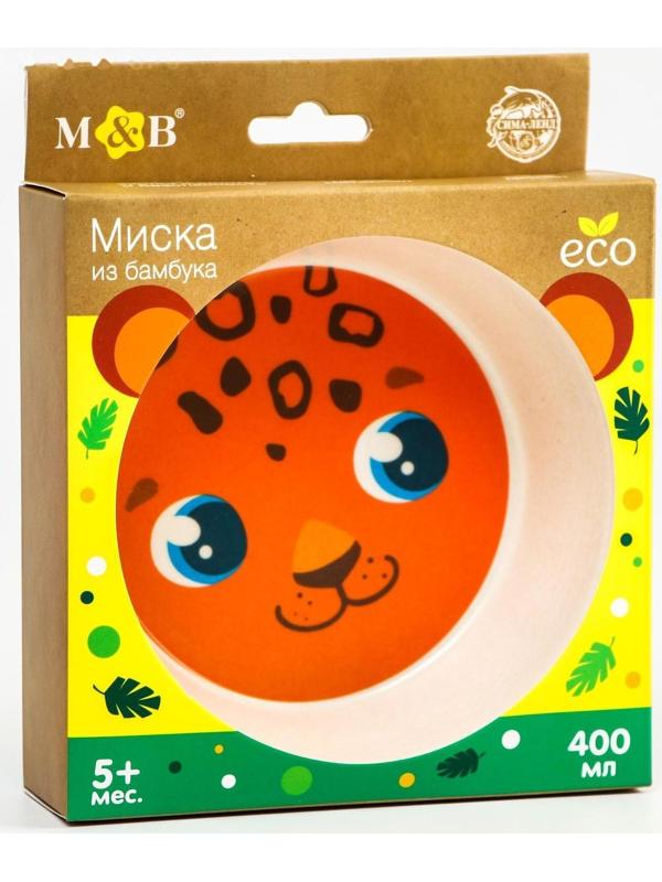 Миска из бамбука детская «Малышня», 14х14х4, виды МИКС