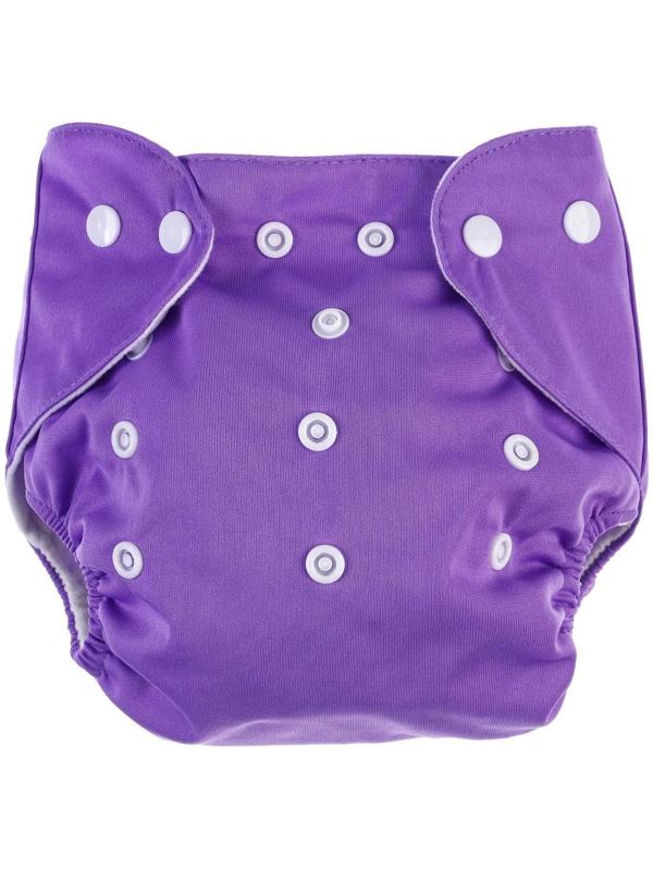 Многоразовый подгузник «Верю в единорогов» цвет фиолетовый