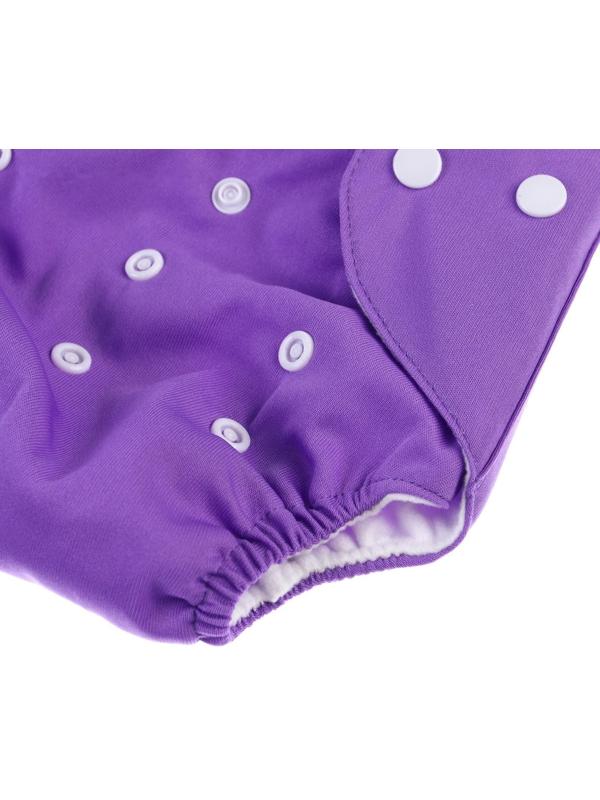 Многоразовый подгузник «Верю в единорогов» цвет фиолетовый