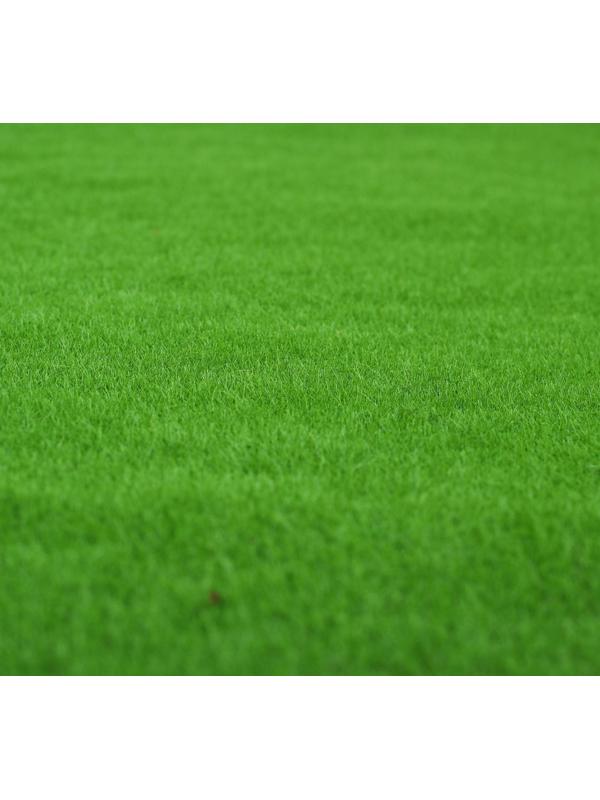 Мох искусственный, декоративный, полотно 1 × 1 м, зелёный