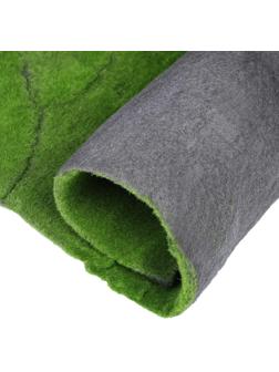 Мох искусственный, декоративный, полотно 1 × 1 м, рельефный, горный, зелёный