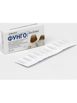 Крем-мазь суппозиторная «Добродея. Фунго весёлка», при опухолевых изменениях различной стадии, 10 ректальных суппозиторий