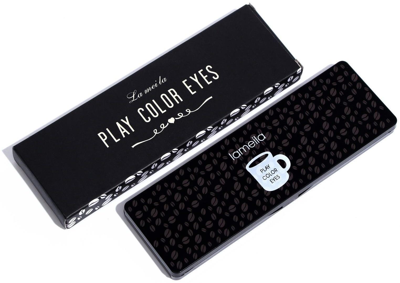 Палетка теней для век, 10 цветов