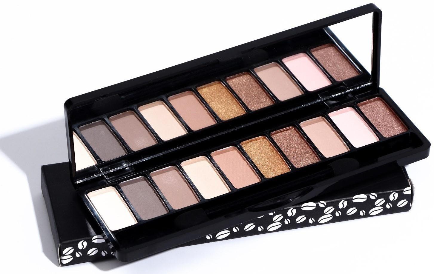 Палетка теней для век, 10 цветов