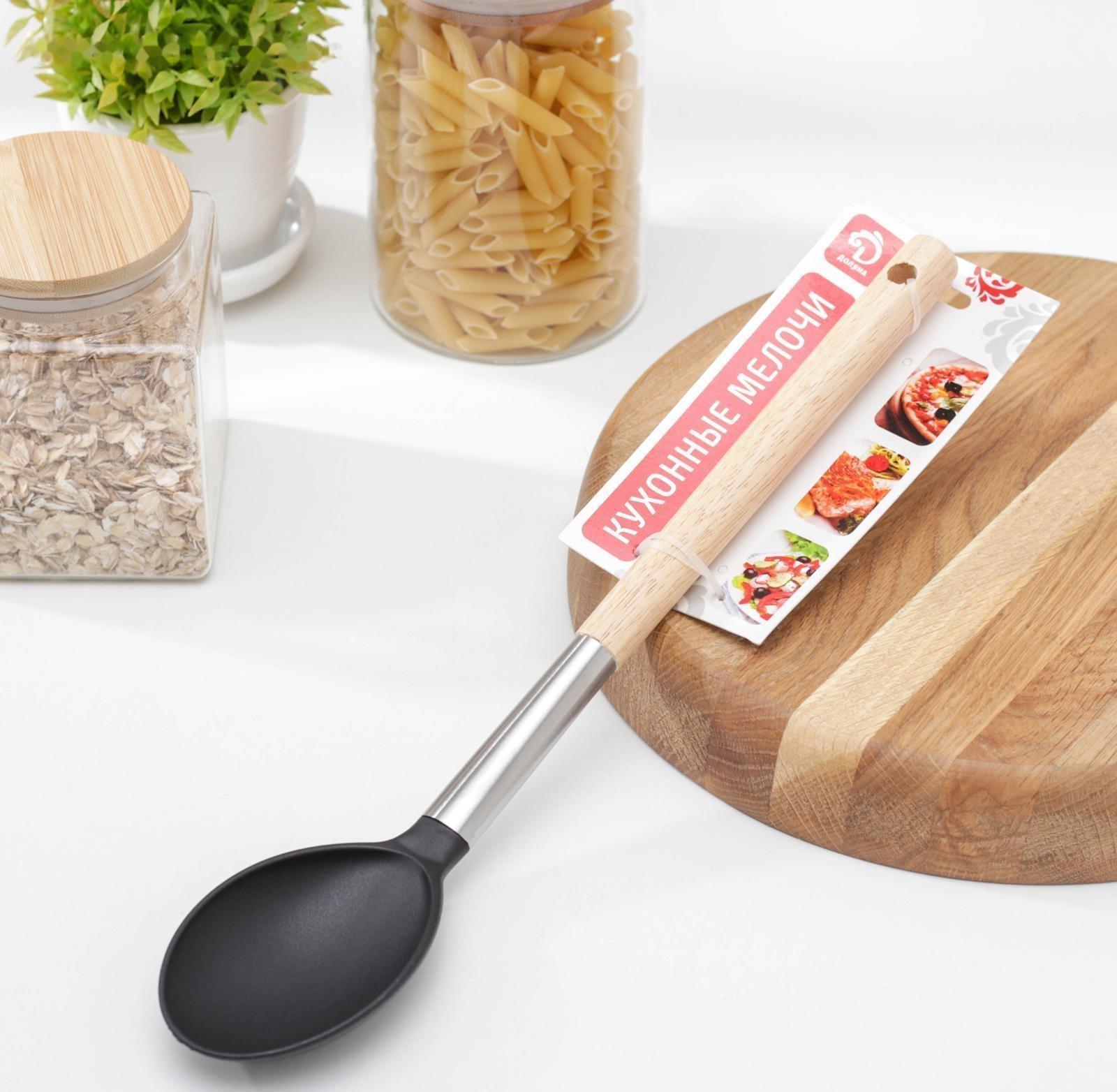 Ложка гарнирная Доляна «Древо», 35 см