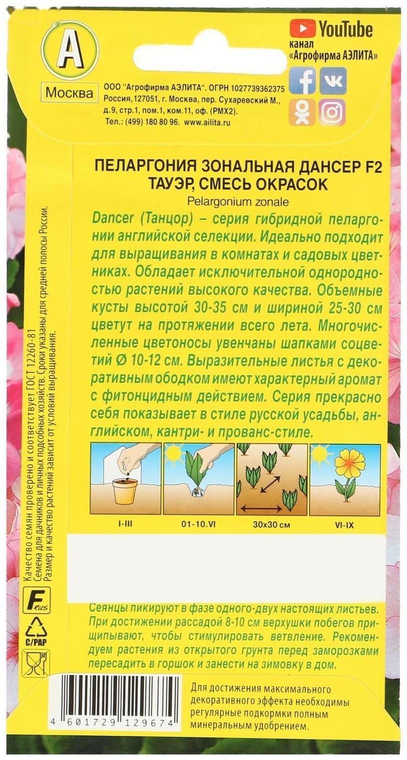 Семена цветов Пеларгония 