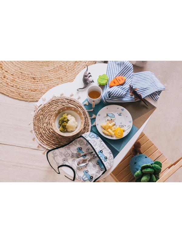 Салфетка сервировочная на стол «Пудра», 45,5×30 см, цвет бежево-синий