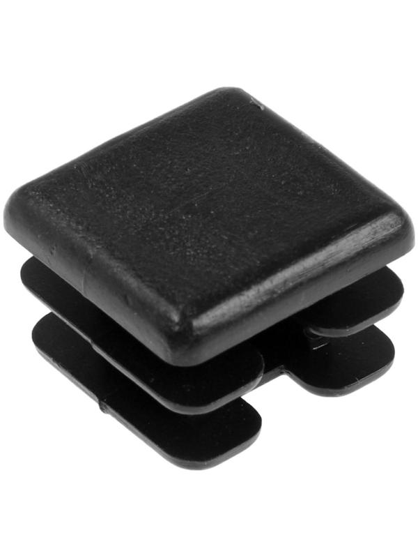 Заглушка ТУНДРА внутренняя 25×25 универсальная, черная