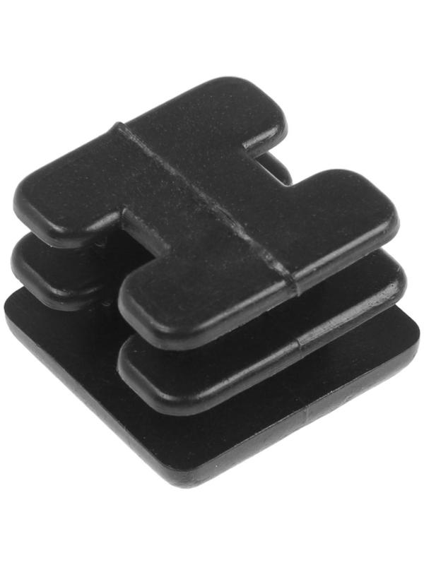 Заглушка ТУНДРА внутренняя 25×25 универсальная, черная