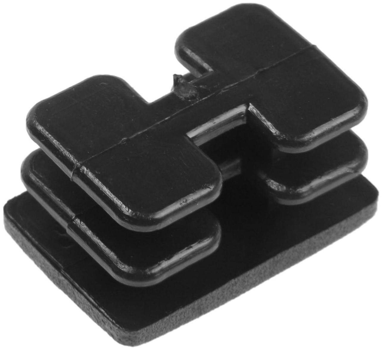 Заглушка ТУНДРА внутренняя 20×30 универсальная, черная