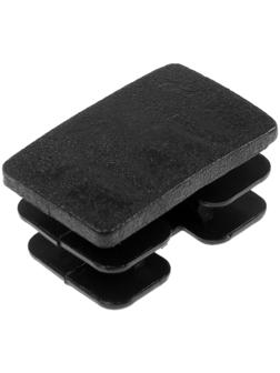 Заглушка ТУНДРА внутренняя 20×30 универсальная, черная