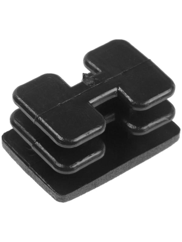 Заглушка ТУНДРА внутренняя 20×30 универсальная, черная