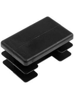 Заглушка ТУНДРА внутренняя 25×40 универсальная, черная