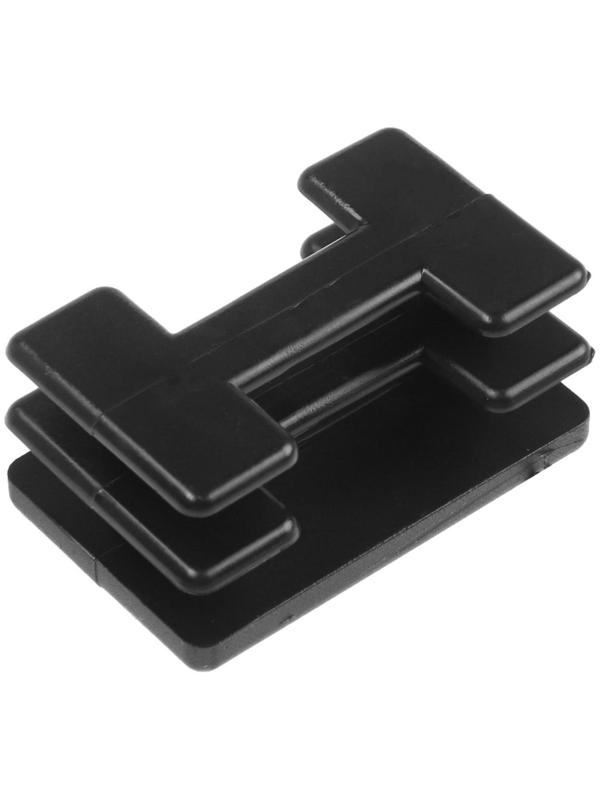 Заглушка ТУНДРА внутренняя 25×40 универсальная, черная